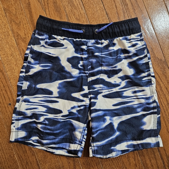 Gap Kids Boys Swim Trunks Navy Blue Size Medium Swim Shorts, Board Shorts - Picture 1 of 6